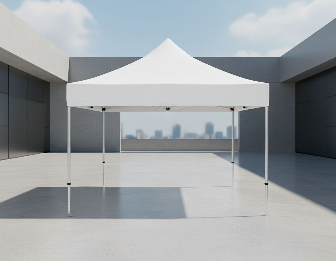 Carpa plegable profesional CarpaPro con estructura reforzada y lona ignífuga M2 ExtraTex