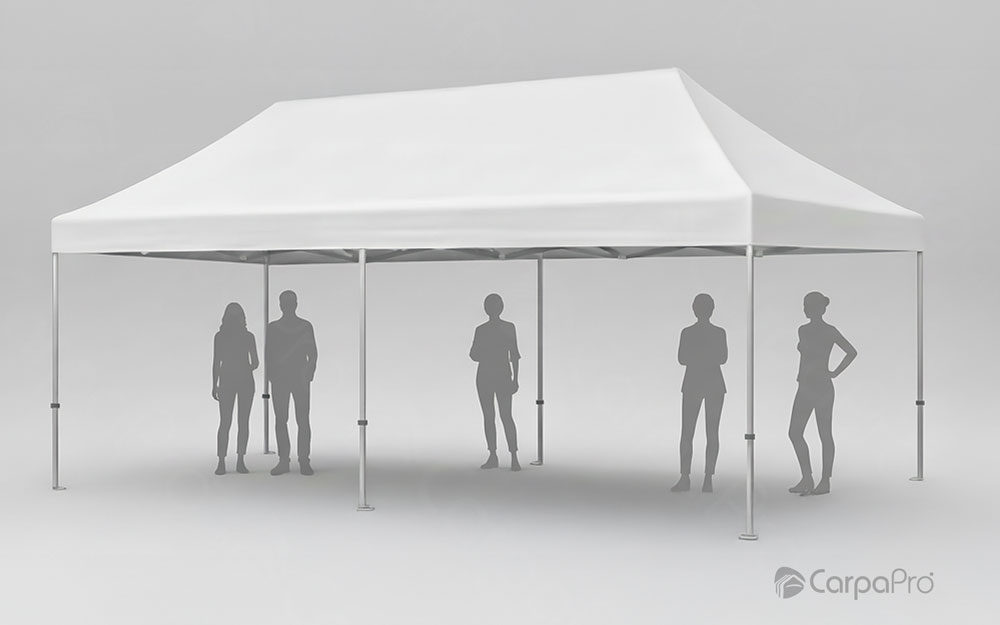 Carpa plegable 3×6 para grandes equipos y afluencias